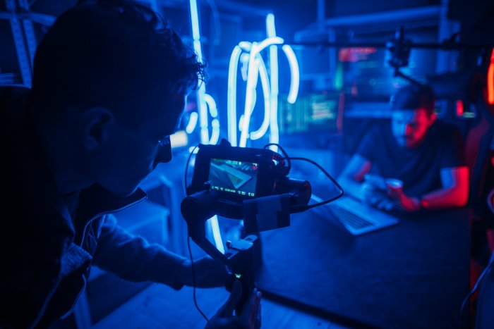 as habilidades do produtor de vídeo